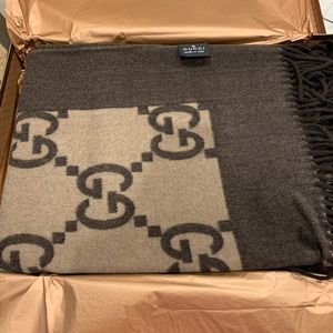 Brown Gucci Blanket